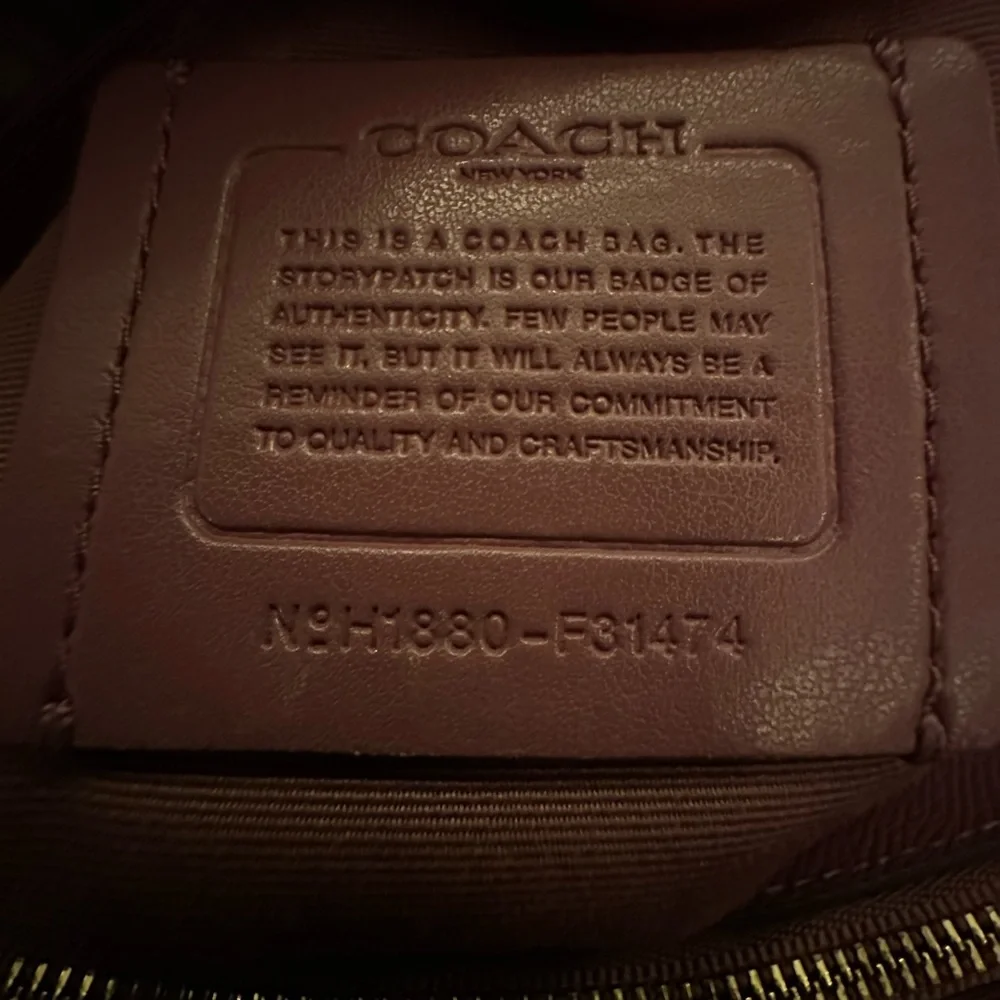 Coach Casey Pink Leather Tote with Gold Logo Hardware - Picture 10 of 11